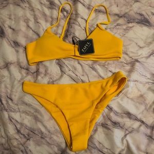 Zaful yellow bikini